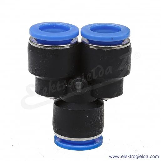 Trójnik z tworzywa typu Y 3x FI12 Trójnik z tworzywa typu Y 3x FI12