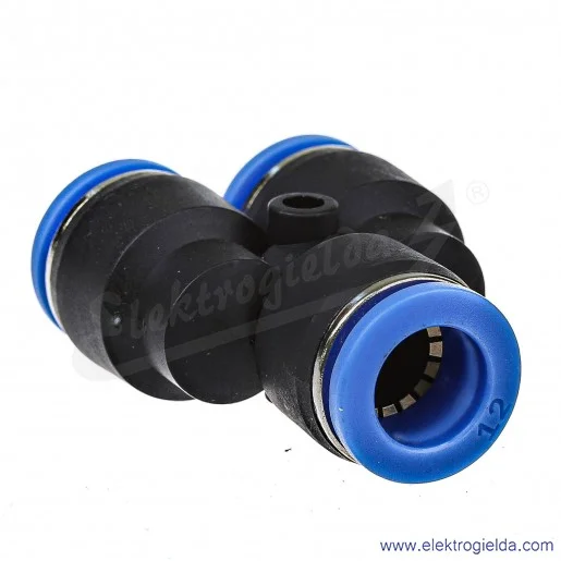 Trójnik z tworzywa typu Y 3x FI12 Trójnik z tworzywa typu Y 3x FI12