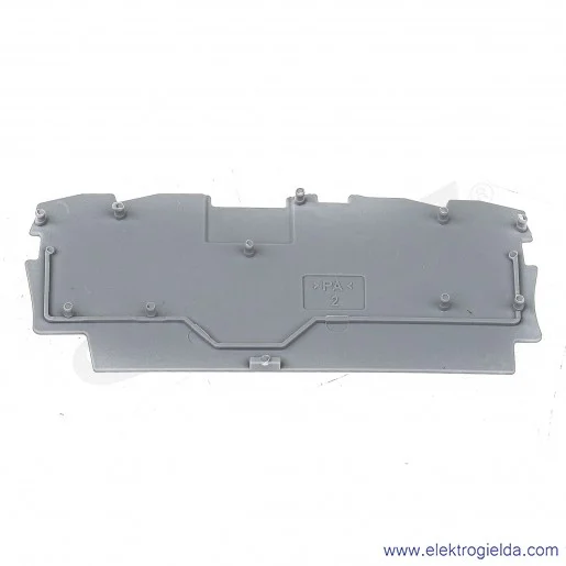 Ścianka końcowa 2000-1491 szara do złaczek 2000-140x Ścianka końcowa 2000-1491 szara do złaczek 2000-140x