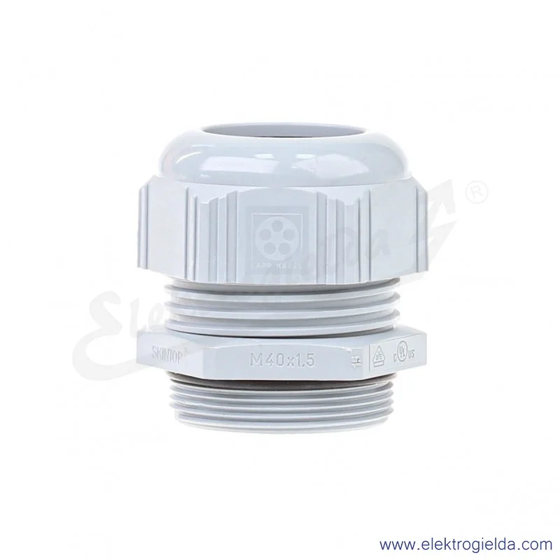 Dławnica 53111050 M40x1.5 ST-M, szara RAL7001 SGY SKINTOP pod klucz 46 Dławnica 53111050 M40x1.5 ST-M, szara RAL7001 SGY SKINTOP pod klucz 46