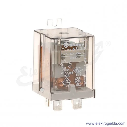 Przekaźnik mocy 65.31.8.230.0300 1Z 230V AC Faston 250 Przekaźnik mocy 65.31.8.230.0300 1Z 230V AC Faston 250