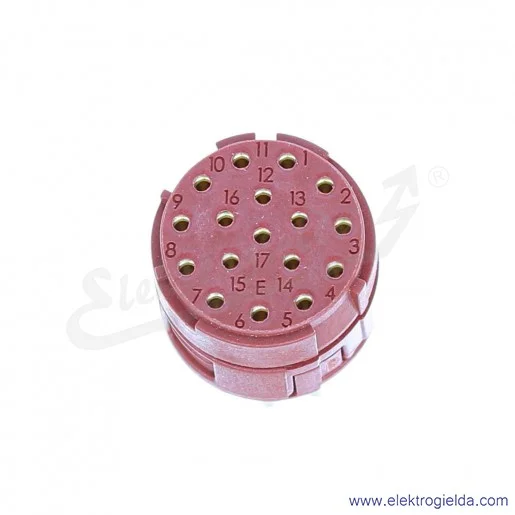 Wkład złącza 73018500 17-pin do M23 żeński EPIC Wkład złącza 73018500 17-pin do M23 żeński EPIC