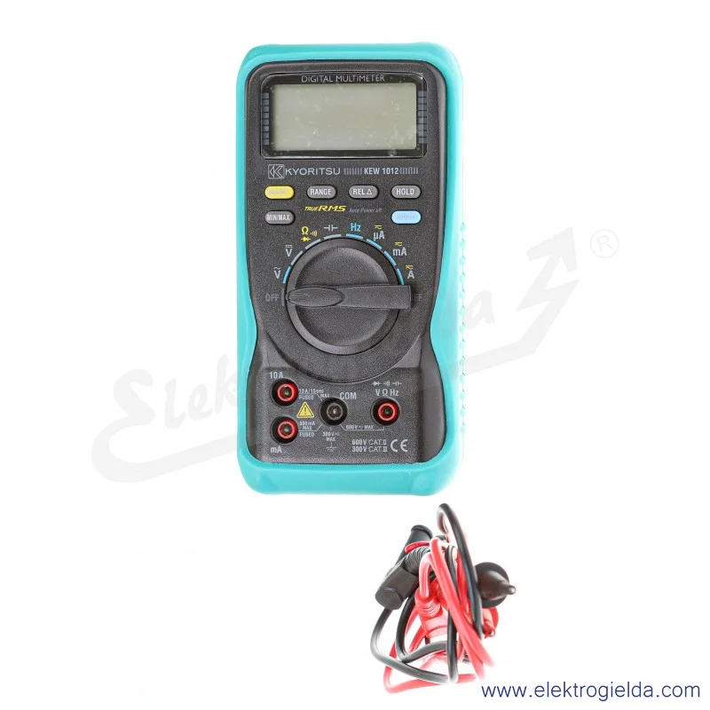 Multimetr 103839 KEW1012 z pomiarem TRMS 600V AC/DC, LCD 6040max, BARGRAF Multimetr 103839 KEW1012 z pomiarem TRMS 600V AC/DC, LCD 6040max, BARGRAF
