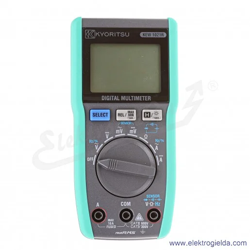Multimetr 103926 KEW1021R z pomiarem TRMS Kyoritsu 600V AC/DC Multimetr 103926 KEW1021R z pomiarem TRMS Kyoritsu 600V AC/DC