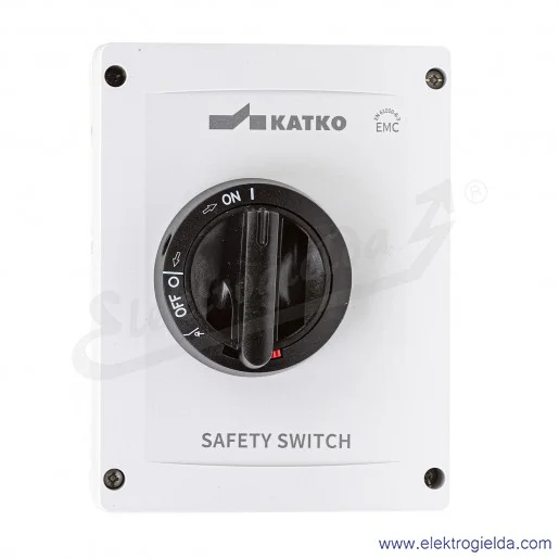 Rozłącznik w obudowie KEM625U EMC 6-pol 25A w obudowie IP66 Rozłącznik w obudowie KEM625U EMC 6-pol 25A w obudowie IP66