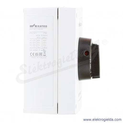 Rozłącznik w obudowie KEM625U EMC 6-pol 25A w obudowie IP66 Rozłącznik w obudowie KEM625U EMC 6-pol 25A w obudowie IP66