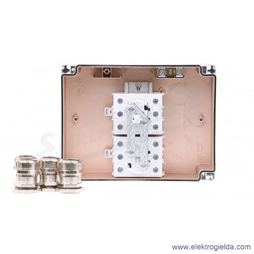 Rozłącznik w obudowie KEM625U EMC 6-pol 25A w obudowie IP66 Rozłącznik w obudowie KEM625U EMC 6-pol 25A w obudowie IP66