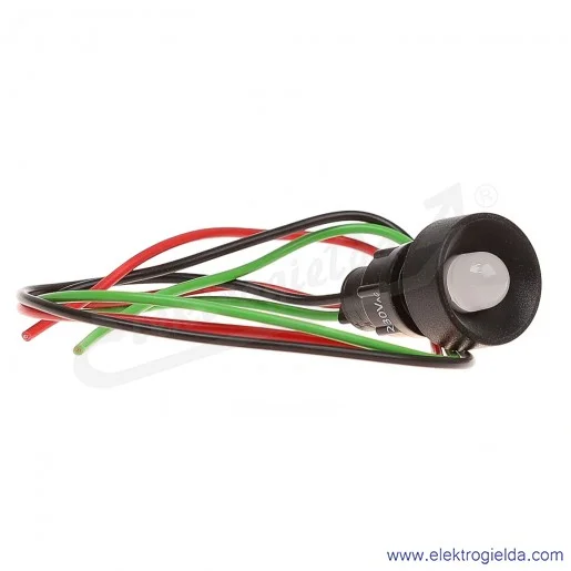 Lampka sygnalizacyjna LRG-D10-230AC czerwono-zielona LED 10mm 230VAC