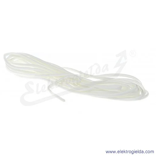 Koszulka elektroizolacyjna OSKS FI 4.0mm z włókna szklanego powleczona sylikonem, sprzedaż po 10m Koszulka elektroizolacyjna OSKS FI 4.0mm z włókna szklanego powleczona sylikonem, sprzedaż po 10m