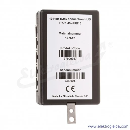 Rozdzielacz 167612 FR-RJ45-HUB10 RJ-45 na 10x RJ-45 Rozdzielacz 167612 FR-RJ45-HUB10 RJ-45 na 10x RJ-45