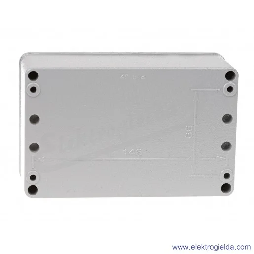 Obudowa aluminiowa ALBX558 160X100X80 Obudowa aluminiowa ALBX558 160X100X80