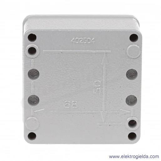 Obudowa aluminiowa ALBX504 80X80X60 Obudowa aluminiowa ALBX504 80X80X60