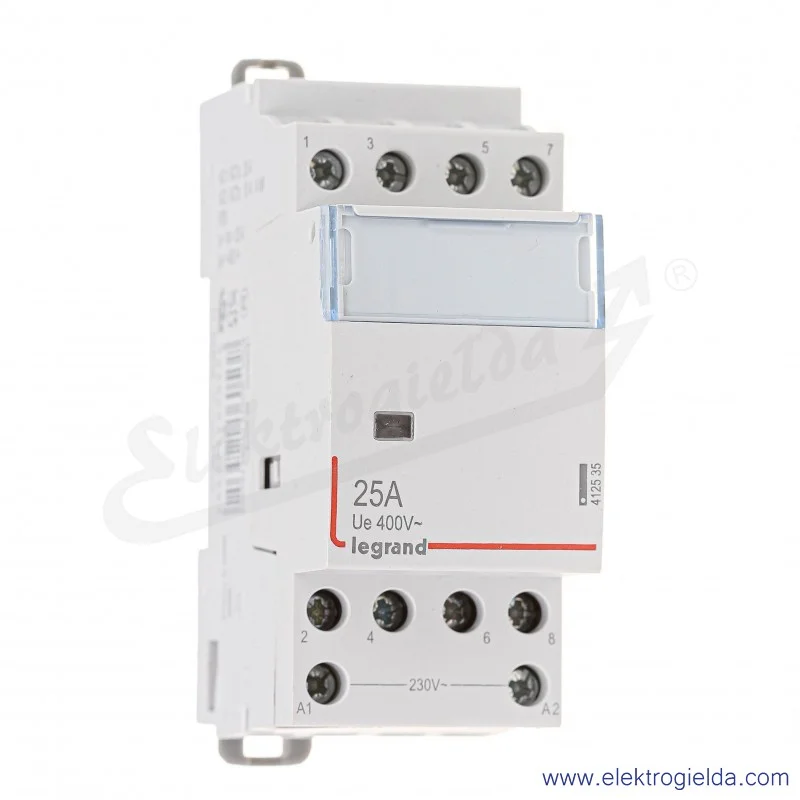 Stycznik modułowy 412535 SM425 230VAC 4Z 25A 230V Stycznik modułowy 412535 SM425 230VAC 4Z 25A 230V