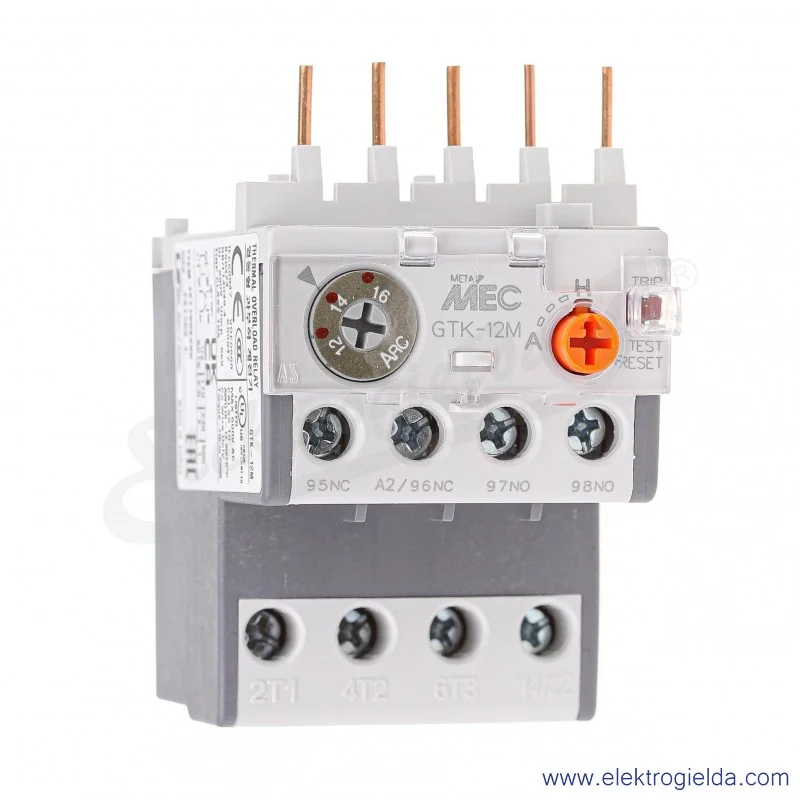 Przekaźnik termiczny GTK-12M 12-16A Przekaźnik termiczny GTK-12M 12-16A