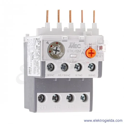 Przekaźnik termiczny GTK-12M 12-16A Przekaźnik termiczny GTK-12M 12-16A