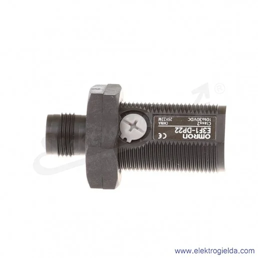 Czujnik odbiciowy E3F1-DP22 zasięg 0..300mm, zasilanie 10..30VDC, PNP Dark-ON lub Light-ON, złącze M12 4P, obudowa M18 IP66 Czujnik odbiciowy E3F1-DP22 zasięg 0..300mm, zasilanie 10..30VDC, PNP Dark-ON lub Light-ON, złącze M12 4P, obudowa M18 IP66