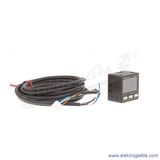 Czujnik ciśnienia DP-002-P, wysokociśnieniowy z wyświetlaczem LCD, 0..10 bar, gwint wewnętrzny M5, PNP, kabel 2M Czujnik ciśnienia DP-002-P, wysokociśnieniowy z wyświetlaczem LCD, 0..10 bar, gwint wewnętrzny M5, PNP, kabel 2M
