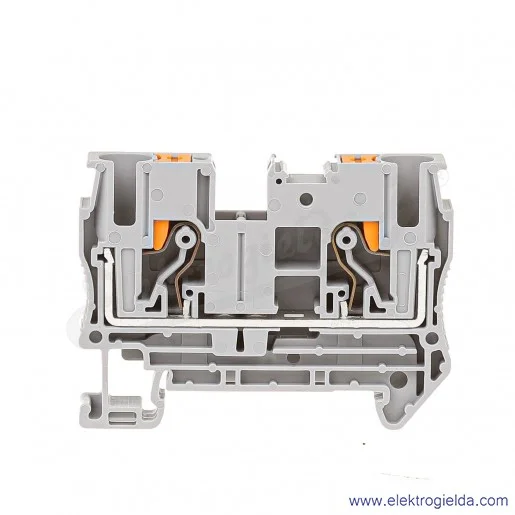 Złączka przelotowa 3211813 PT 6 sprężynowa, 0.5..10mm2, zaciski PUSH-IN, szara Złączka przelotowa 3211813 PT 6 sprężynowa, 0.5..10mm2, zaciski PUSH-IN, szara