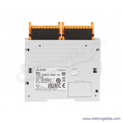 Moduł wejść-wyjść 315636 FX5-C32ET/DSS-TS, 16 wejść, 16 wyjść tranzystorowych, zaciski sprężynowe Moduł wejść-wyjść 315636 FX5-C32ET/DSS-TS, 16 wejść, 16 wyjść tranzystorowych, zaciski sprężynowe