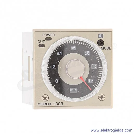 Przekaźnik czasowy H3CR-A 24-48VAC, 0,05 s-300 h, 12-48VDC, DPDT, 11 styków, 48x48mm Przekaźnik czasowy H3CR-A 24-48VAC, 0,05 s-300 h, 12-48VDC, DPDT, 11 styków, 48x48mm