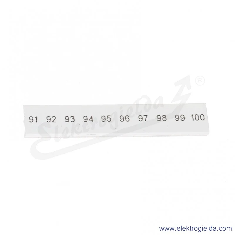 Oznacznik opisowy 1050017:0091 ZB 5, LGS: 91-100 (pasek) Oznacznik opisowy 1050017:0091 ZB 5, LGS: 91-100 (pasek)