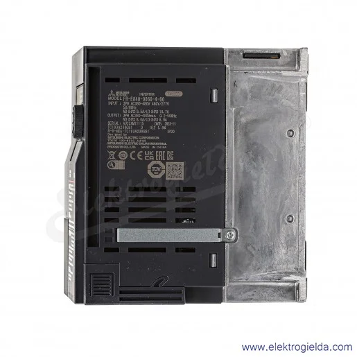 Falownik 500113 FR-E840-0060-4-60 2.2-3kW, 3x380-480V, 6.9A, RS-485, IP20 Falownik 500113 FR-E840-0060-4-60 2.2-3kW, 3x380-480V, 6.9A, RS-485, IP20