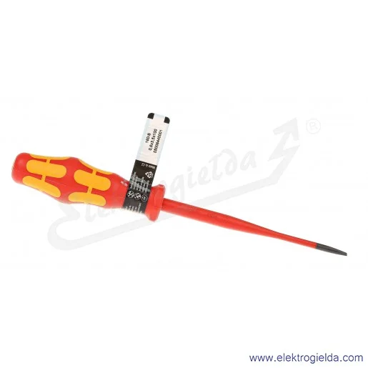 Wkrętak 006440 0,6x3,5x100 płaski ze zredukowaną średnicą trzpienia, izolowany Kraftform 160 iS VDE
Wkrętak 006440 0,6x3,5x100 płaski ze zredukowaną średnicą trzpienia, izolowany Kraftform 160 iS VDE