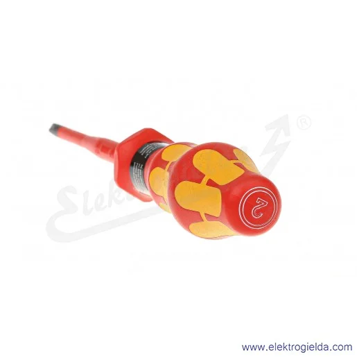 Wkrętak 006451 PH2x100 krzyżowy Phillips ze zredukowaną średnicą trzpienia, izolowany Kraftform 162 iS VDE Wkrętak 006451 PH2x100 krzyżowy Phillips ze zredukowaną średnicą trzpienia, izolowany Kraftform 162 iS VDE