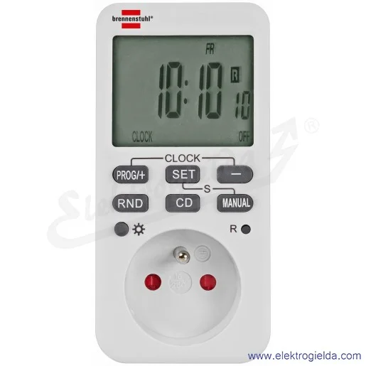 Programator czasowy 1506321 Comfort Line cyfrowy zegar sterujący do gniazdka Programator czasowy 1506321 Comfort Line cyfrowy zegar sterujący do gniazdka