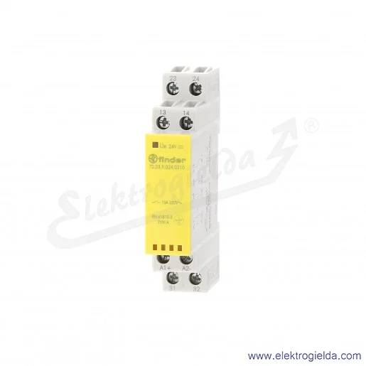 Przekaźnik bezpieczeństwa 7S.63.9.024.0211, 24VDC, z wymuszonym prowadzeniem styków Przekaźnik bezpieczeństwa 7S.63.9.024.0211, 24VDC, z wymuszonym prowadzeniem styków
