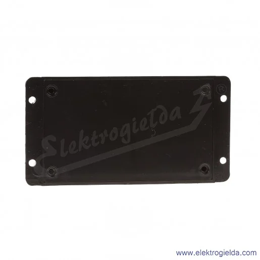 Obudowa z tworzywa PP45N obudowa 69x133 głębokość 30mm z mocowaniem, czarna ABS Obudowa z tworzywa PP45N obudowa 69x133 głębokość 30mm z mocowaniem, czarna ABS