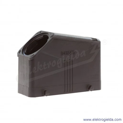 Obudowa wtyczki 1407657 HC-E-V0-B24-HHFD-PLBK szerokość 120mm wysokość 87.5mm Obudowa wtyczki 1407657 HC-E-V0-B24-HHFD-PLBK szerokość 120mm wysokość 87.5mm