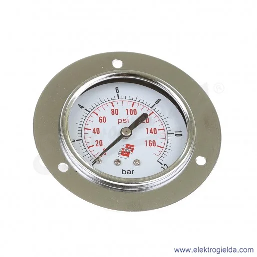Manometr kołnierzowy 12BAR G1/4 FI63 M63KP12G14 Manometr kołnierzowy 12BAR G1/4 FI63 M63KP12G14