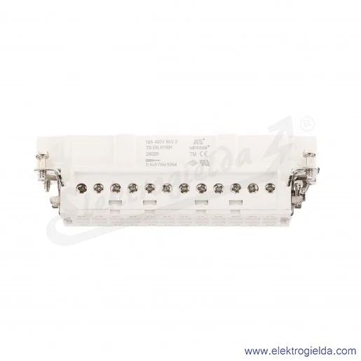 Wkład złącza 29025 SHB-24-WM męski 24P+E 16A 400V Wkład złącza 29025 SHB-24-WM męski 24P+E 16A 400V