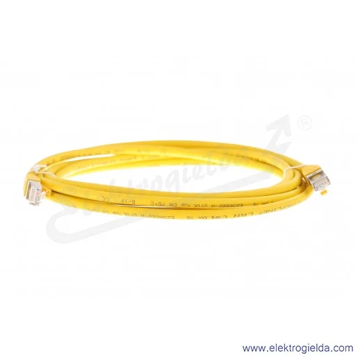 Przewód Ethernet 24441426 PATCHCORD CAT.6A 3m YE długość 3m, kolor żółty Przewód Ethernet 24441426 PATCHCORD CAT.6A 3m YE długość 3m, kolor żółty