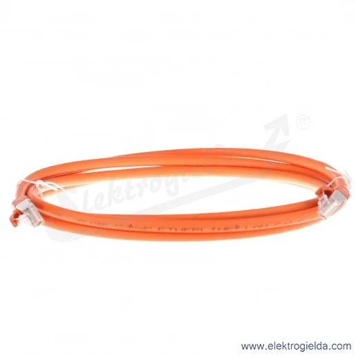 Przewód Ethernet 24441380 Patch Cord CAT.6A 2m OR pomarańczowy Przewód Ethernet 24441380 Patch Cord CAT.6A 2m OR pomarańczowy