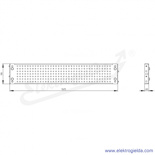 Rysunek wymiarowy Rysunek wymiarowy