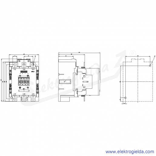 Rysunek wymiarowy Rysunek wymiarowy