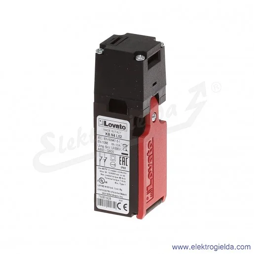 wyłącznik krańcowy KBN4L02 klucz kątowy T, styki 2NC, obudowa plastikowa IP65 wyłącznik krańcowy KBN4L02 klucz kątowy T, styki 2NC, obudowa plastikowa IP65