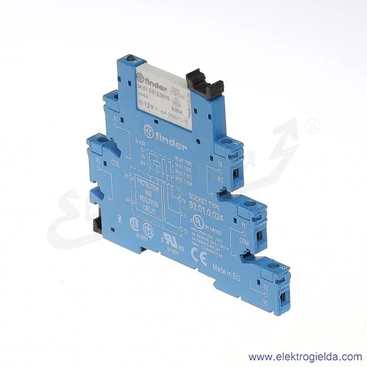 Przekaźnik elektromechaniczny 34.51.7.012.0010 1P 12V DC przełączny do gniazd i obwodów drukowanych Przekaźnik elektromechaniczny 34.51.7.012.0010 1P 12V DC przełączny do gniazd i obwodów drukowanych