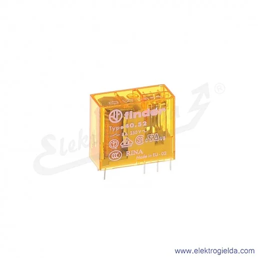 Przekaźnik elektromagnetyczny 40.52.8.012.0000 2P 12V AC Przekaźnik elektromagnetyczny 40.52.8.012.0000 2P 12V AC