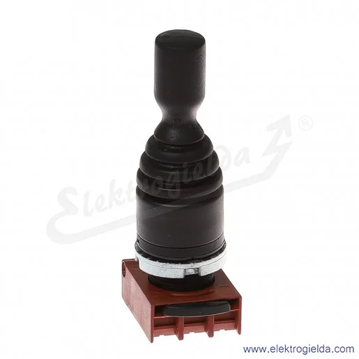 Joystick P9XMN4F czarny z ramką montażową okrągły 5 położeiowy stabilny Joystick P9XMN4F czarny z ramką montażową okrągły 5 położeiowy stabilny
