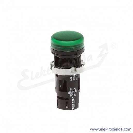 Lampka sygnalizacyjna P9XUVDD0 Lz zielona do źródła światła z bagnetem Ba9s pełne napięcie AC/DC max. 2W Lampka sygnalizacyjna P9XUVDD0 Lz zielona do źródła światła z bagnetem Ba9s pełne napięcie AC/DC max. 2W