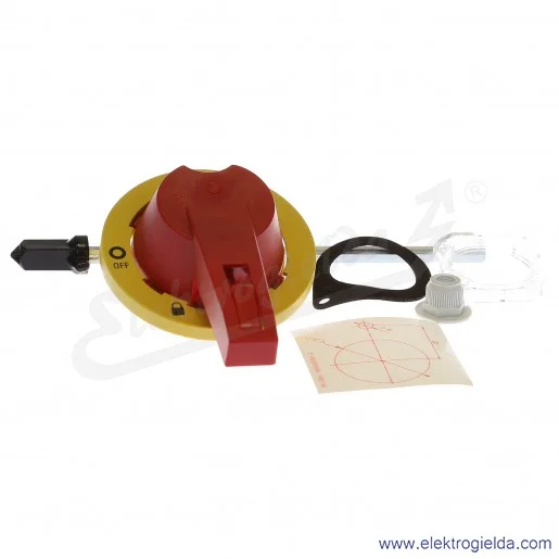 Pokrętło żółto-czerwone + przedłużenie 200mm do Dilos 1/2 Pokrętło żółto-czerwone + przedłużenie 200mm do Dilos 1/2