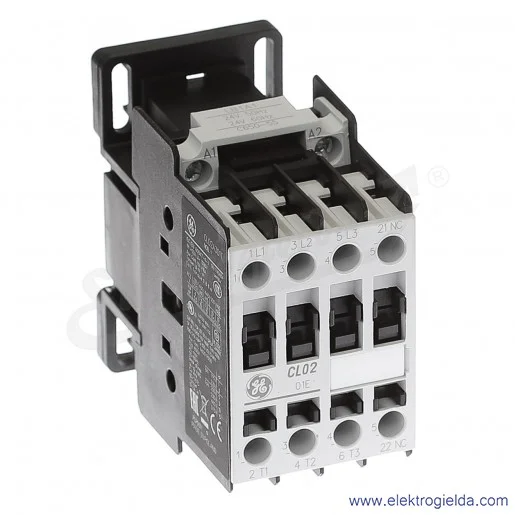 Stycznik CL02A301T1 24V AC 50/60 HZ, 1NC, 7.5KW/400V AC-3, 32A AC-1, 3-polowy Stycznik CL02A301T1 24V AC 50/60 HZ, 1NC, 7.5KW/400V AC-3, 32A AC-1, 3-polowy