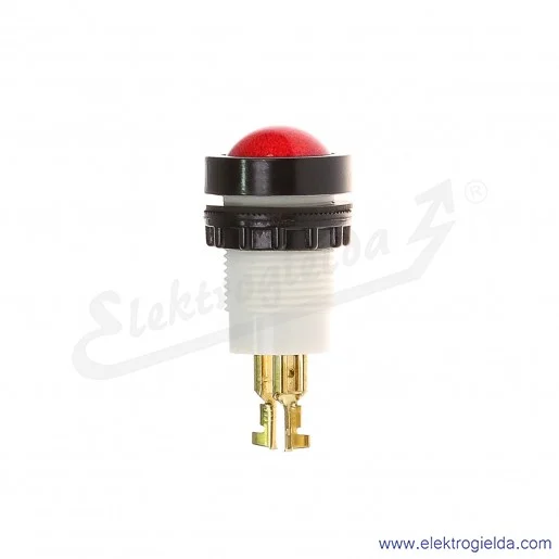 Lampka sygnalizacyjna D22Sc 24-230V AC/DC czerwona z przyłączami wsuwkowymi Lampka sygnalizacyjna D22Sc 24-230V AC/DC czerwona z przyłączami wsuwkowymi