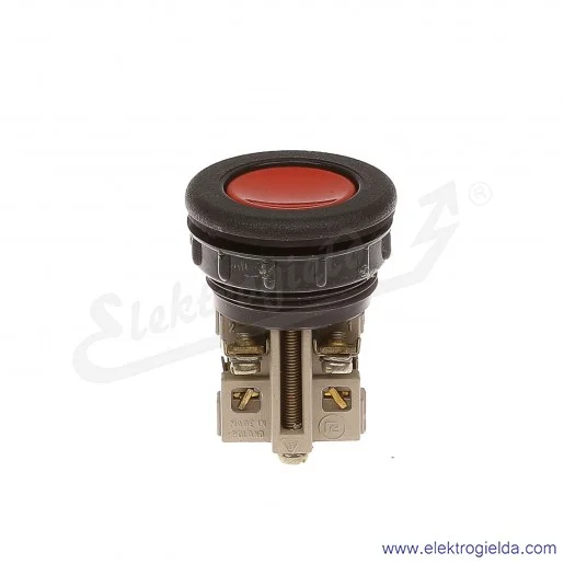 Przycisk sterowniczy N-1 1KPc czerwony kryty 1NO+1NC Przycisk sterowniczy N-1 1KPc czerwony kryty 1NO+1NC