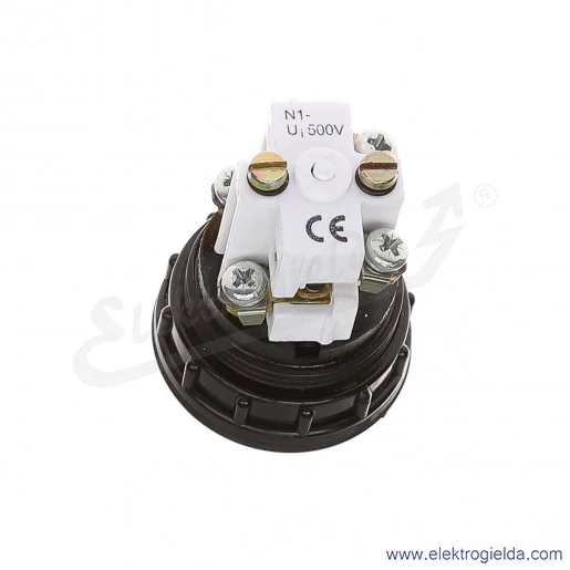 Przycisk sterowniczy N-1 1KPs czarny kryty 1NO+1NC Przycisk sterowniczy N-1 1KPs czarny kryty 1NO+1NC