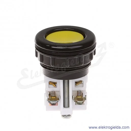 Przycisk sterowniczy N-1 1KPg żółty kryty 1NO+1NC Przycisk sterowniczy N-1 1KPg żółty kryty 1NO+1NC