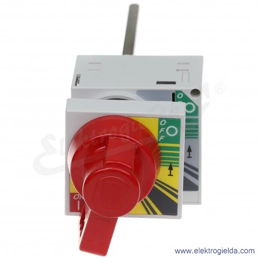 Napęd obrotowy FDNRDV/5 pośredni czerwony do FD Napęd obrotowy FDNRDV/5 pośredni czerwony do FD